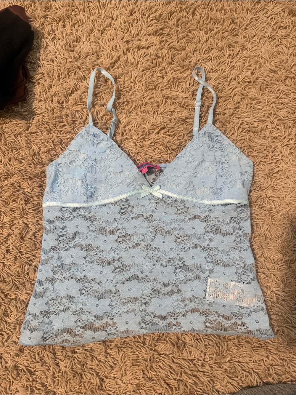 Edikted Eira Sheer Lace Tank Top